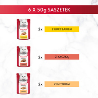 GOURMET Mon Petit Gevogelte Filets 6x50g 