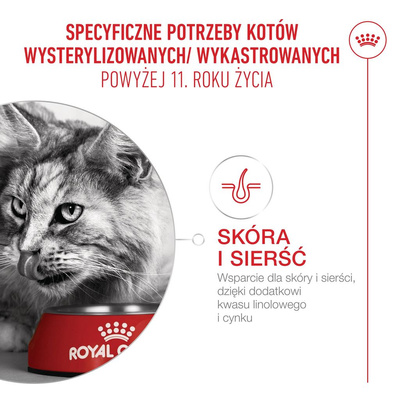 ROYAL CANIN Ageing Sterilised 11+ 2kg droogvoer voor volwassen katten vanaf 11 jaar, gesteriliseerd