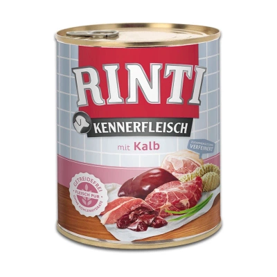 Rinti Kennerfleisch natvoer voor honden - kalfsvlees 800g