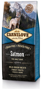 Carnilove Zalm voor volwassenen 12kg + 2kg