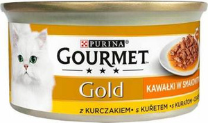 Purina Gourmet Gold Sauce Delight met Kip 85g