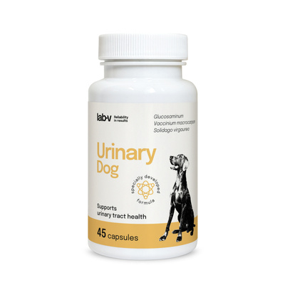 LAB-V Urinary Dog - Ondersteuning bij urineweginfecties bij honden 45 capsules