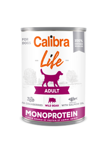 CALIBRA Dog Life Adult Wild zwijn met veenbessen 400g