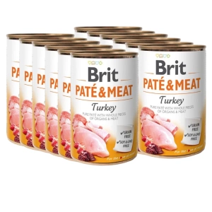 Brit Pate & Vlees met Kalkoen 12x400g