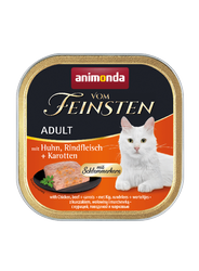 Animonda Vom Feinsten Volwassen Kat Kip, Rund & Wortelen 100g