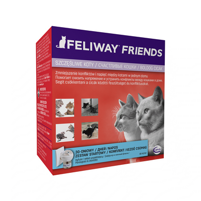 Ceva Feliway Friends verstuiver 48ml + Patroon 48ml 