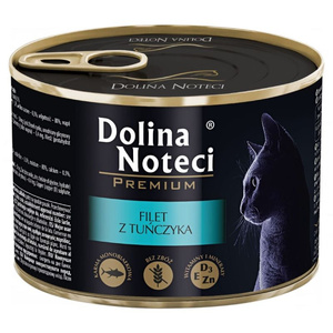 DOLINA NOTECI Premium voor katten tonijnfilet 185g