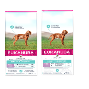 Eukanuba Daily Care Puppy Gevoelige Spijsvertering 2x12kg
