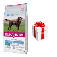 Eukanuba Adult Large Breed Weight Control Chicken 15kg + GRATIS een verrassing voor je hond!