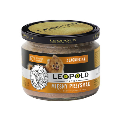 Leopold lamsvlees hondenvoer 300g (pot)