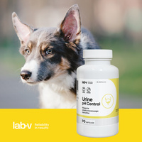 LAB-V Urine pH Controle - Ondersteuning voor honden en katten met struvietstenen 90 capsules