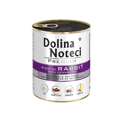 Dolina Noteci Premium Konijn met Veenbes 6x800g
