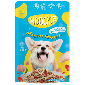 MOOCHIE Healthy Growth With Chicken 85g natvoer voor honden met kip