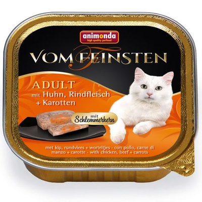 Animonda Vom Feinsten Volwassen Kat Kip, Rund & Wortelen 100g