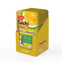 INABA Dashi Delights Zijdezachte Bouillon Kip met Tonijn &amp; Sint Jakobsschelp Recept 40g
