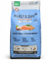 Marly & Dan Adult Hond Middelgroot Ras Verse Zalm Holistic & Hypoallergeen 12kg droogvoer