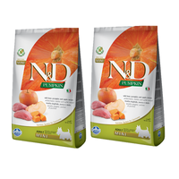 Farmina N&D Pompoen Graanvrij Canine Adult Mini Zwijn/Aappel 2x7kg