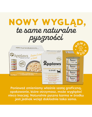 Applaws Multipack Kattenbouillon Blikjes 12x70g