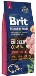 Brit Premium By Nature Junior L met Kip 15kg