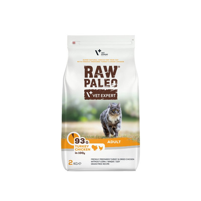Vetexpert Rauw Paleo Volwassen Kat 2kg