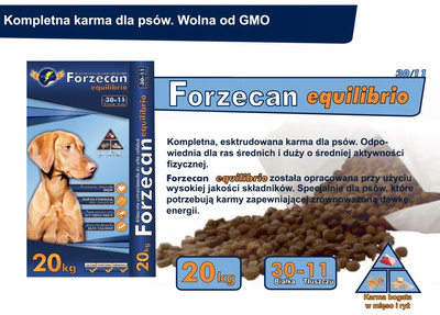 Forzecan Equilibrio 45% Gmo-vrij vlees 20kg