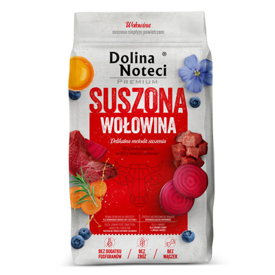 DOLINA NOTECI Premium Rundvlees - gedroogd hondenvoer 9kg