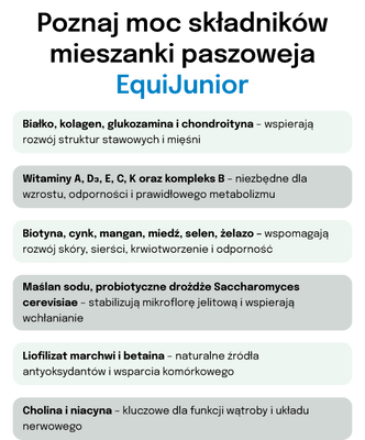 Lab-v EquiJunior - Aanvullend diervoeder voor veulens ter ondersteuning van de groei, ontwikkeling en juiste voeding van jonge paarden en pony's 2kg