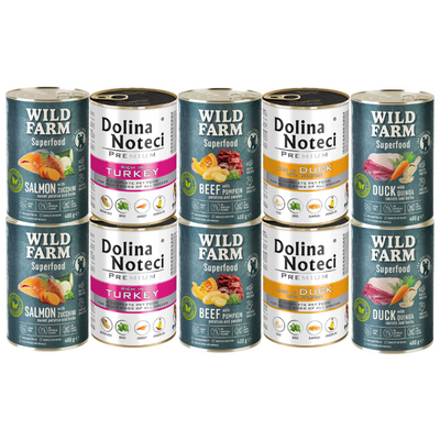 Dolina Noteci + WILD FARM Superfood Mix 10x400g