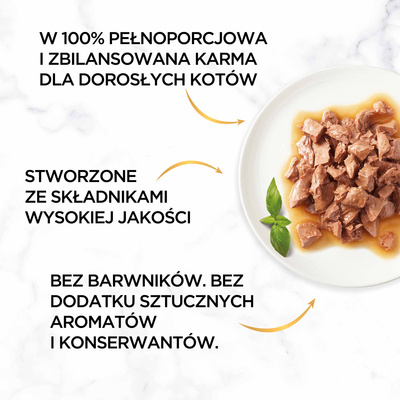 Purina Gourmet Gold Sauce Delight met Kip 85g