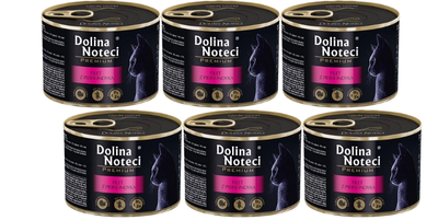 Dolina Noteci Premium Voor Katten Kalkoenfilet In Saus 6x185g