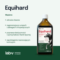 Lab-v Equihard - Uitgebreide formule voor gezonde gewrichten voor paarden en pony's 2x500 ml