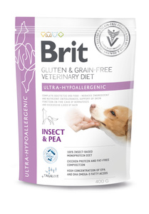 BRIT GF Veterinary Diets Hond Ultra-Hypoallergeen Insect 400g