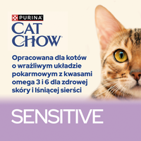CAT CHOW Sensitive Kattenvoer met Zalm en Courgette in Saus 85g - 20 SIZEN + 6 GRATIS !!!