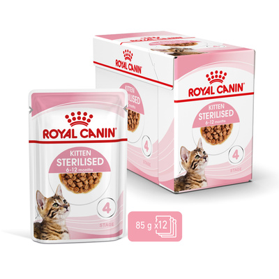 ROYAL CANIN Kitten Sterilised Sauce 12x85g 