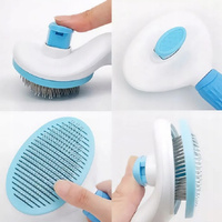 Nuxie zelfreinigende hondenkattenborstel