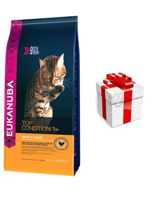 Eukanuba Top Condition Adult 1+ 10kg + GRATIS een verrassing voor je kat!
