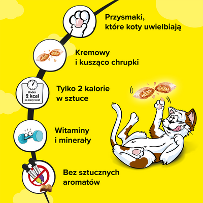 DREAMIES Mega Box 350 g - aanvullende voeding voor volwassen katten, met heerlijke kaas