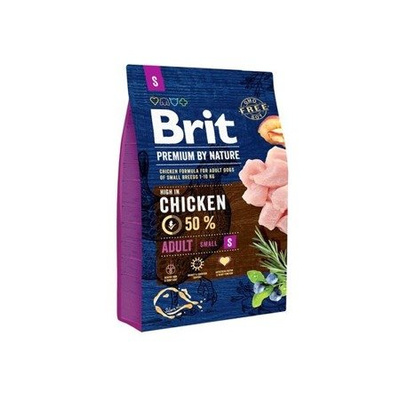 Brit Premium By Nature Adult S met Kip 3kg