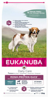 EUKANUBA-Adult Dagelijkse Verzorging Mono-Proteïne eend-2x12kg