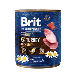 Brit Premium By Nature Kalkoen met Lever 6x800g