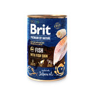 Brit Premium By Nature Vis met vissenhuid 12x400g