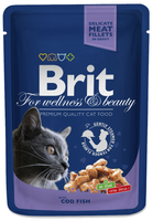 Brit Premium Kabeljauw voor volwassen katten 10x100g