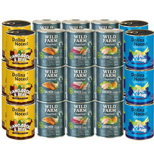 Dolina Noteci + WILD FARM Superfood Mix van smaken 30x800g