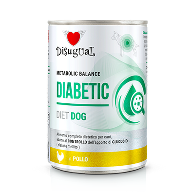 Disugual Veterinary natvoer voor honden DIABETIC Kip (volwassen) 400g