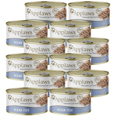 APPLAWS Ocean Fish In Broth Tin 12x70g