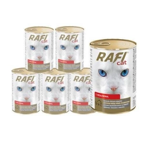 Dolina Noteci Rafi Kat Rundvlees in Saus 6x415g