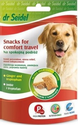 Laboratorium DermaPharm Dr Seidel Traktaties voor een rustige reis voor honden 90g