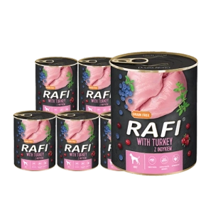 Dolina Noteci Rafi met kalkoen 6x800g