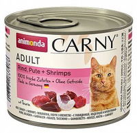 Animonda Cat Carny Adult Rundvlees, Kalkoen & Garnalen 200g