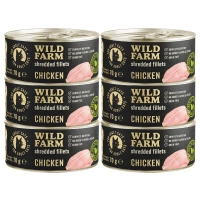 WILD FARM Fillets Kip 70g - graanvrij nat kattenvoer in bouillon